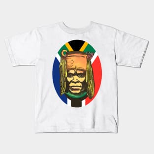 South Africa Native black man Kids T-Shirt